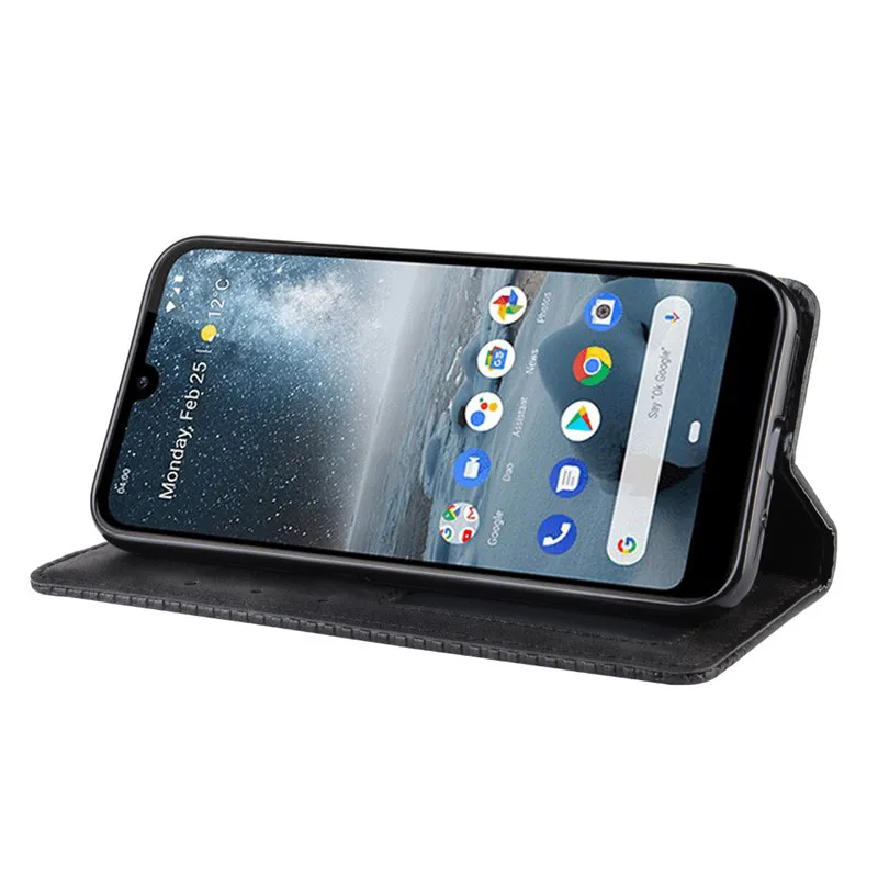 Флип-чехол для Nokia 4 2 чехол роскошная задняя крышка из искусственной кожи