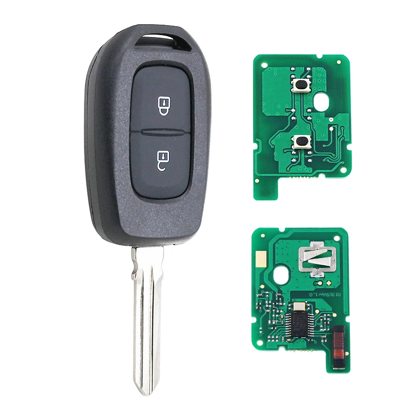 2 кнопки дистанционного ключа 433 МГц 4A PCF7961M чип для Renault Duster Twingo 3 Dokker Trafic Clio 4 Sandereo