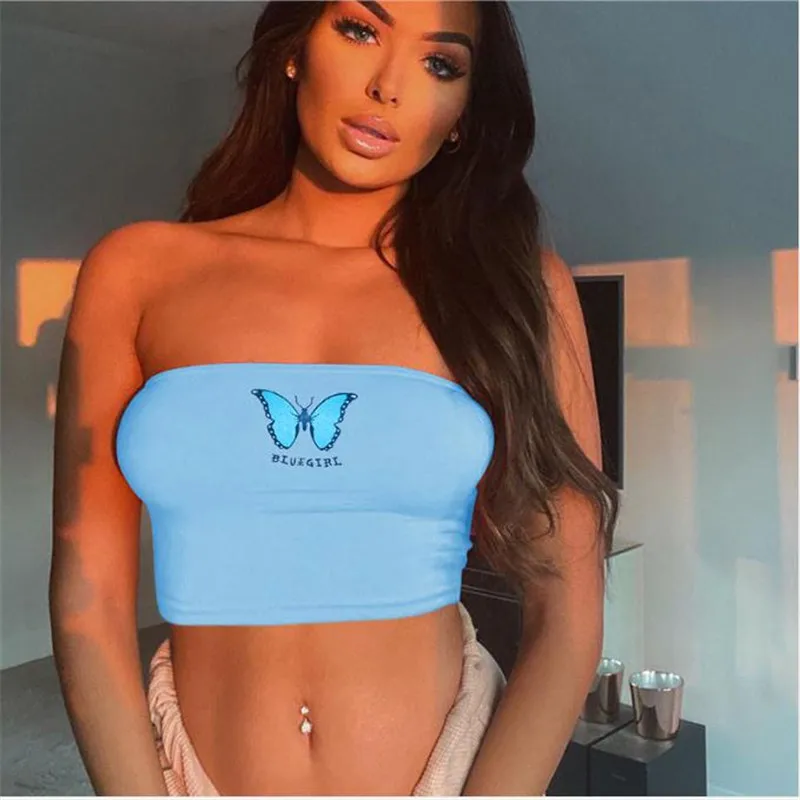 Топ труба Hirigin женский с открытыми плечами пикантный Повседневный модный топ