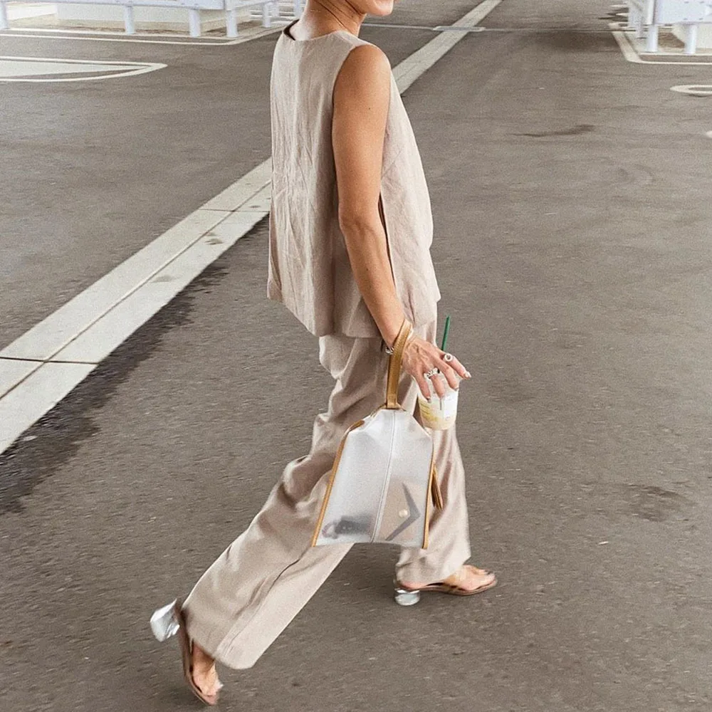 Женский комплект одежды 2021 костюм из двух предметов простые брюки повседневный