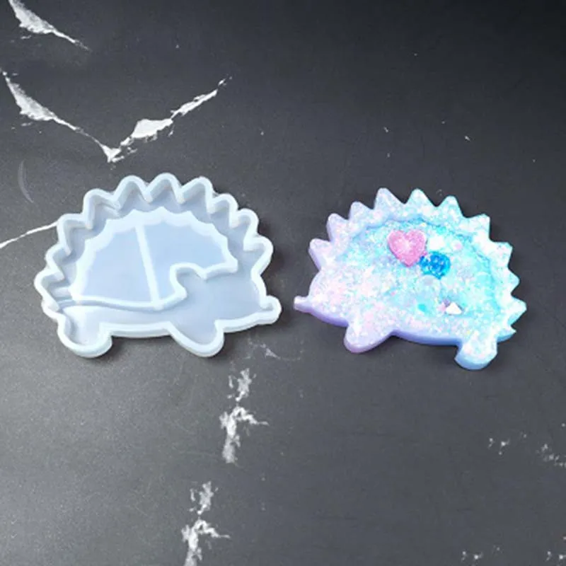 2 шт кулон в виде ежа ювелирные изделия эпоксидные литые формы Силиконовые УФ