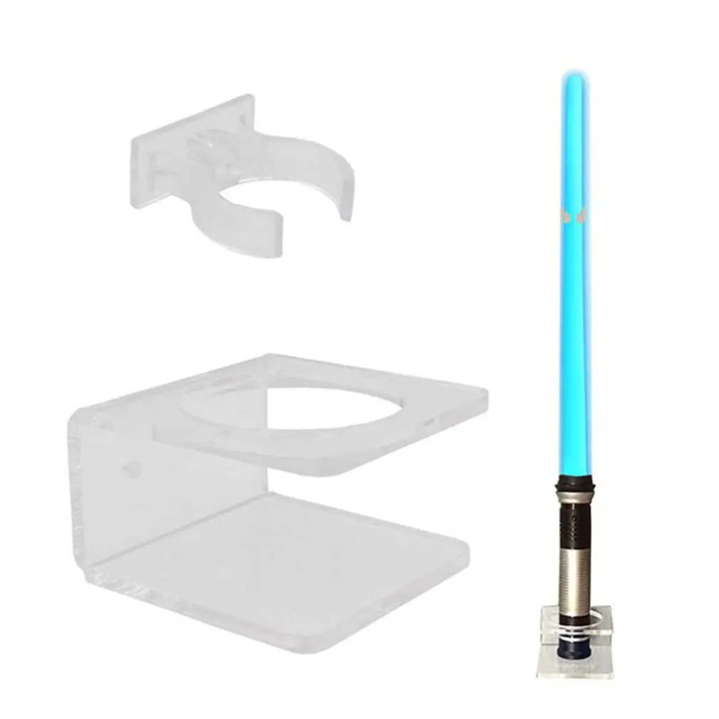 

Acrylic Clear Light Saber Vertical Wall Mount Display Rack Wall Holder Lightsaber Display For Home Decoration Rack