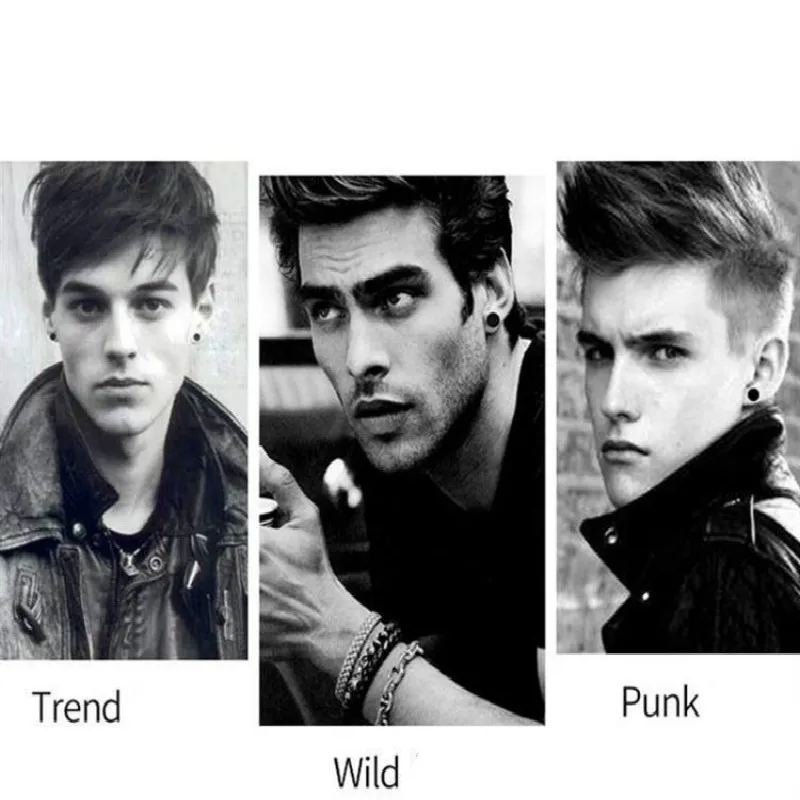 Гипоаллергенные серьги кольца из титановой стали для мужчин и