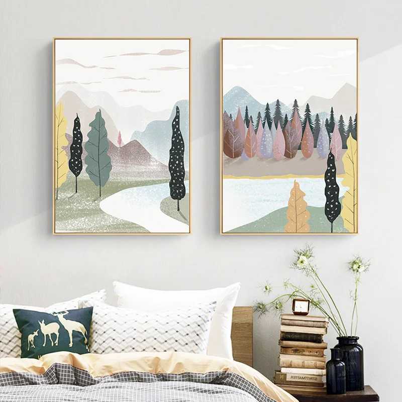 Скандинавский стиль картины на стене картина декор для украшения дома с