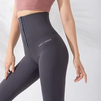 2020 fitness pants womens corset hip lift postpartum shaping yoga high waist tights push up running women gym fitness leggings