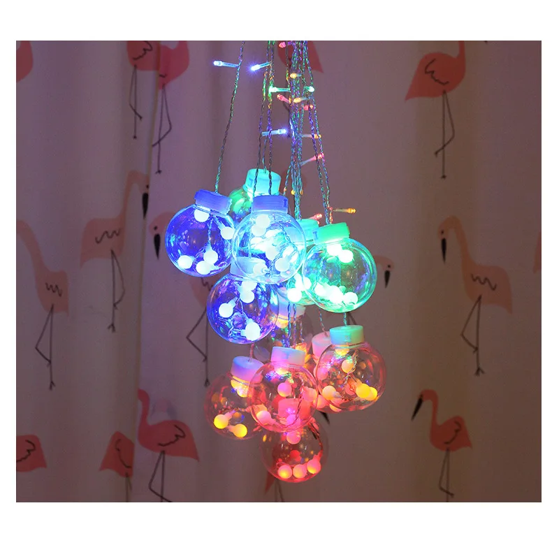 СВЕТОДИОДНЫЙ медный провод звезда занавес гирлянды лампа Фея освещение для