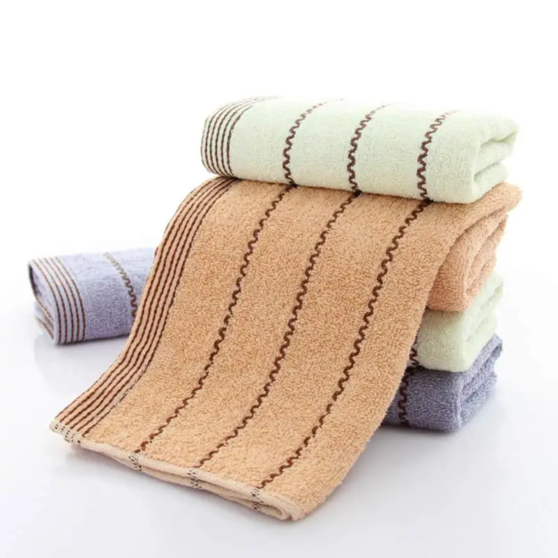 Бытовое полотенце 4 цвета высокопоглощающее для лица плотное хлопковое