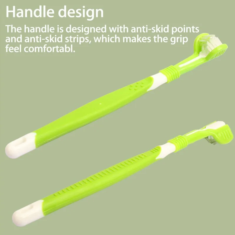 Зубная щетка для домашних питомцев уход за полостью рта Мягкая зубная собак с