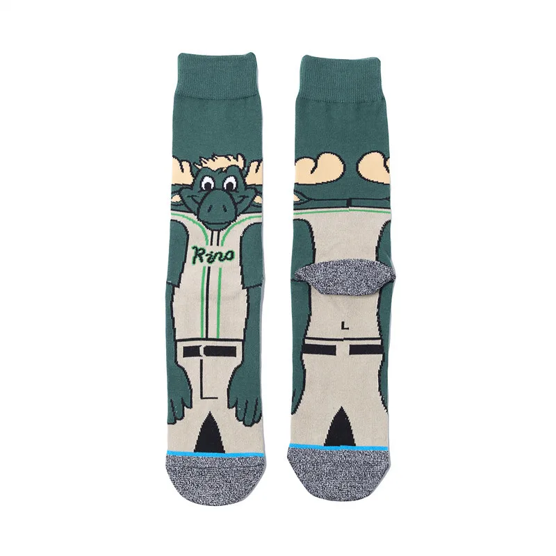 Новинка 2020 чудесные мужские носки в стиле Харадзюку забавные с мультяшным аниме