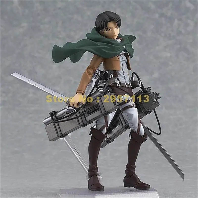 213 анимэ attack on titan shingeki no kyojin rivaille пластиковая фигурка героя Модель Коллекция 15 см
