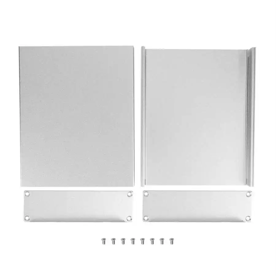 

Project Box Aluminum Enclosure Split Circuit Board Heat Dissipation Shielded Electricity Box 33x114x140mm