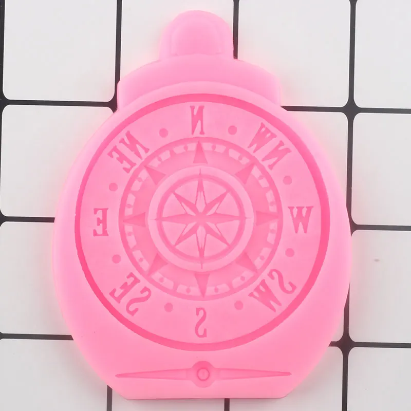 Античный компас силиконовая помадка инструмент для украшения конфеты глина