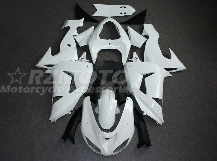 

Полный обтекатель для мотоцикла из АБС-пластика, 4 подарка, подходит для Kawasaki Ninja ZX-10R ZX10R 2006 2007 06 07, белый глянцевый на заказ