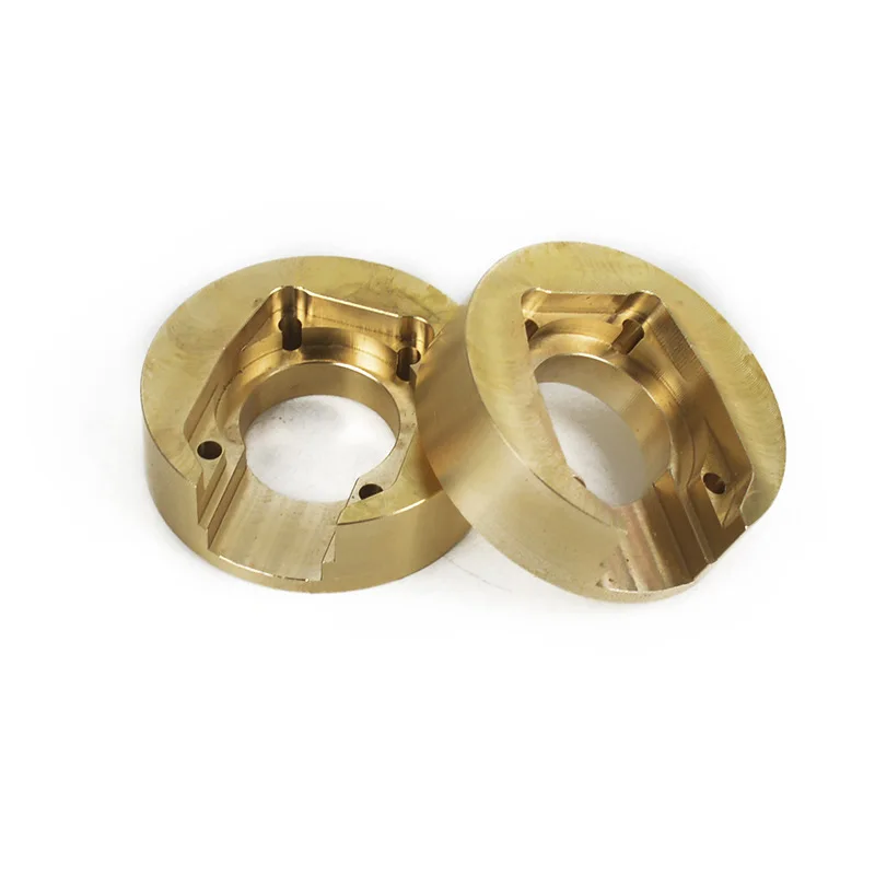 

4PCS 110G Brass Counterweight Balance Weight for 1/10 YK4101PRO YK4102 YK4103 1/8 YK4082 YiKong RC Crawler Upgrade Parts