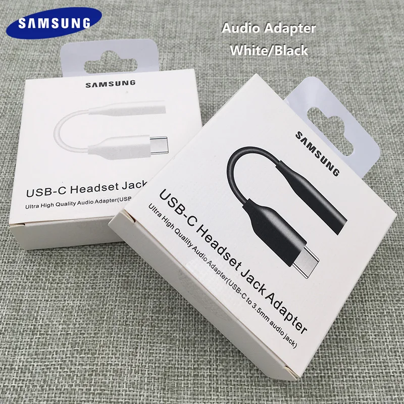 Аудиокабель Samsung с USB Type C на 3 5 мм AUX-разъем для наушников адаптер Galaxy S21 Ultra S20 + NOTE 9 10
