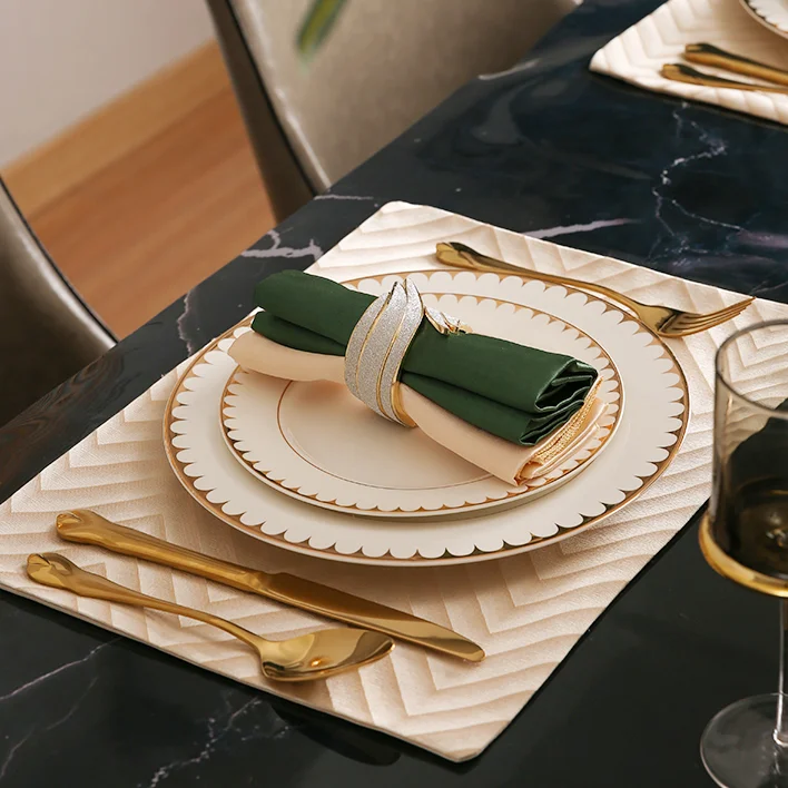 

Serving Creative Plate Sets Ceramic Pasta Cake Cutlery Set Steak Nordic Dessert Plate Dinner Vajilla Kitchen Supplies DG50PZ