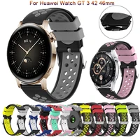 new 20 22mm smartwatch band for huawei watch gt3 gt 3 42 46mm wrist straps gt 2 gt2 pro watchband bracelet silicone belt correa