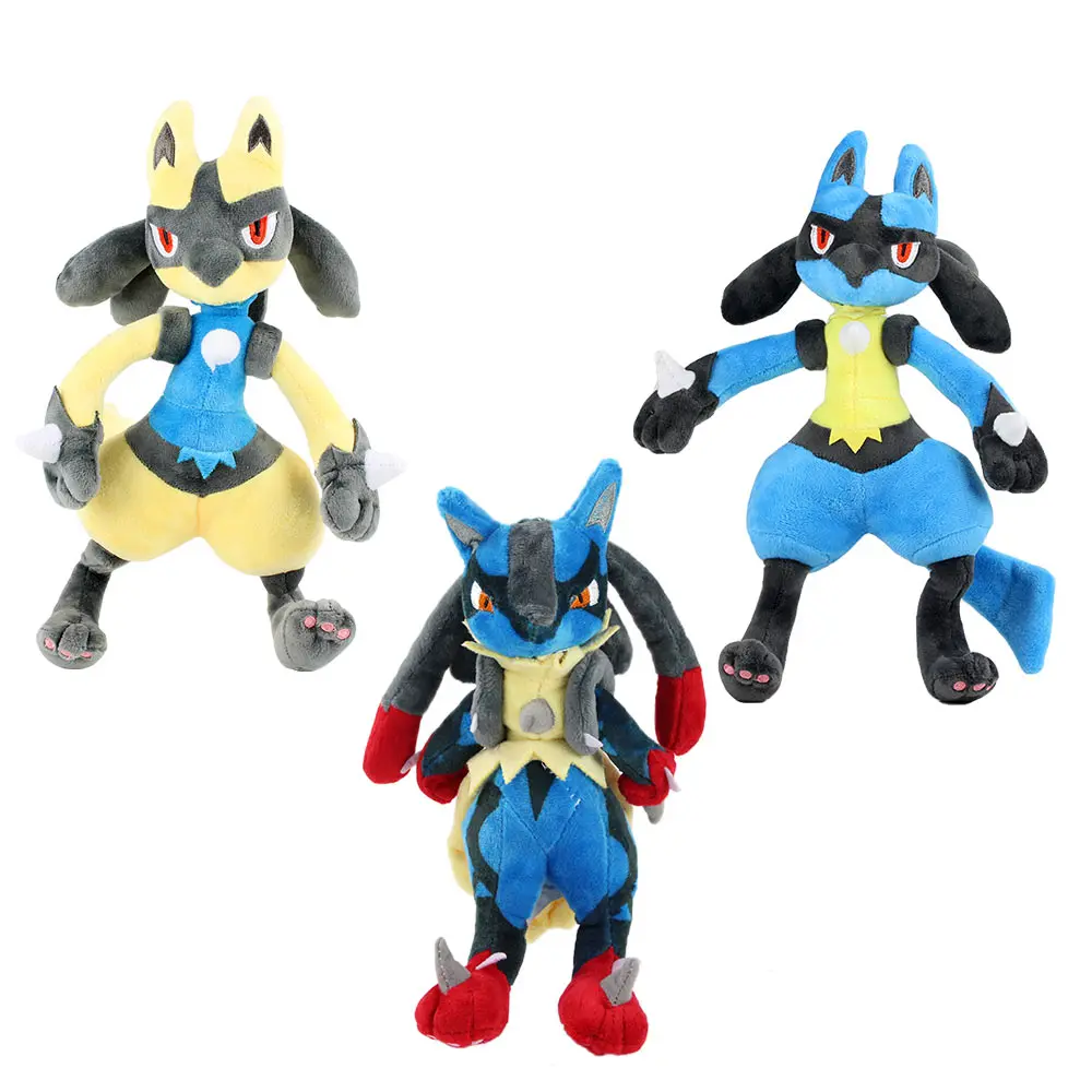 26 см покемон Lucario плюшевая кукла Мега мягкие игрушки детские плюшевые