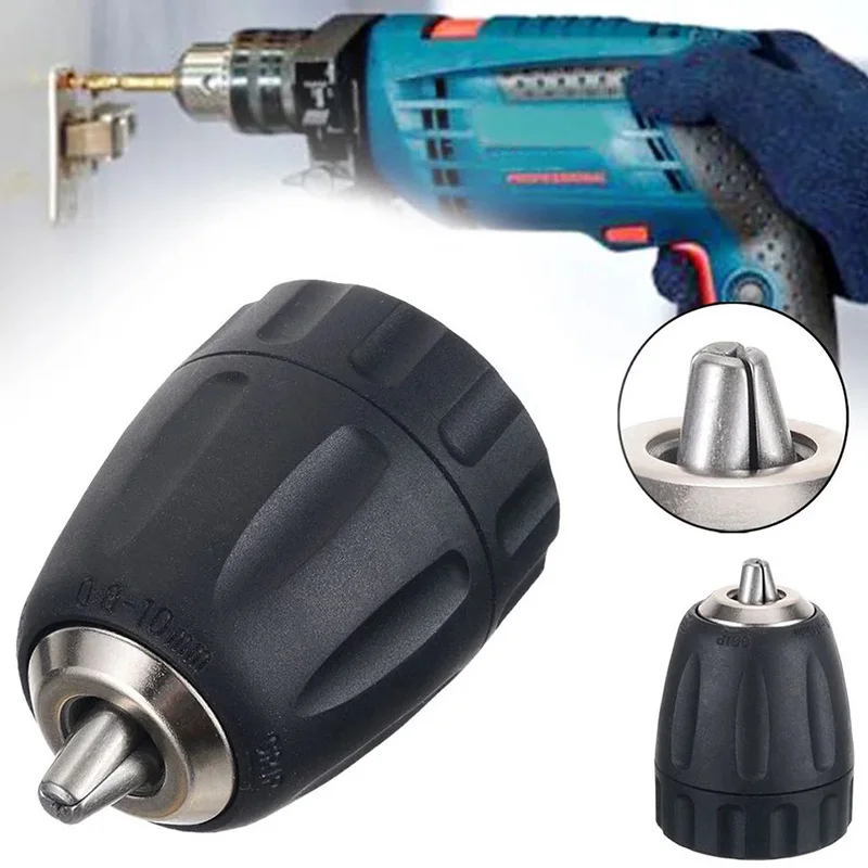 Профессиональный БЕСКЛЮЧЕВОЙ сверлильный патрон ударный с 0 8 1 5 мм 10 3/8 &quot 24UNF B12