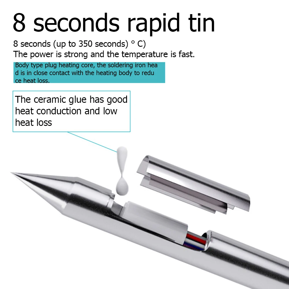 

BK950D 50W Soldering Iron Station Temperature Adjustable Digital Display Electric Soldering Iron Welding Repair Tool