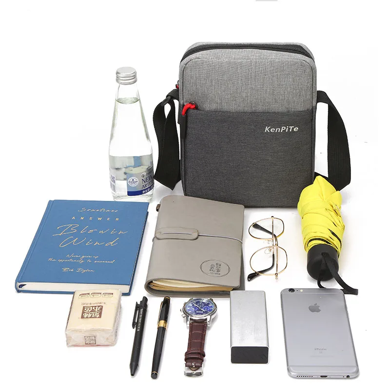 Модные женские сумки на плечо мужские через 2021 черная нейлоновая сумка мини