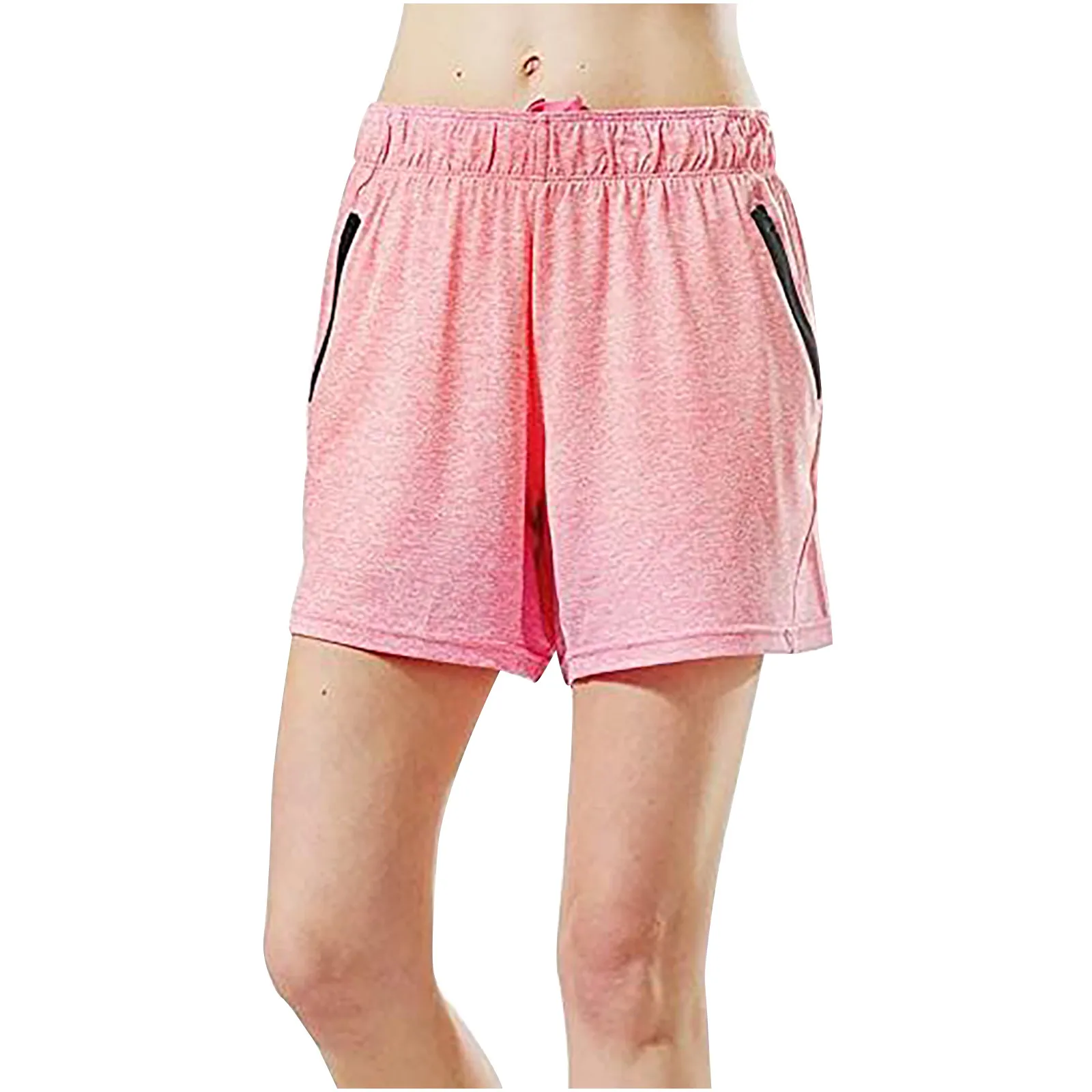 

5pcs Fashion Sport Shorts Solid Mid Cotton High Waist Active Solid Running Shorts Sport Workout Shorts Leggings Femme