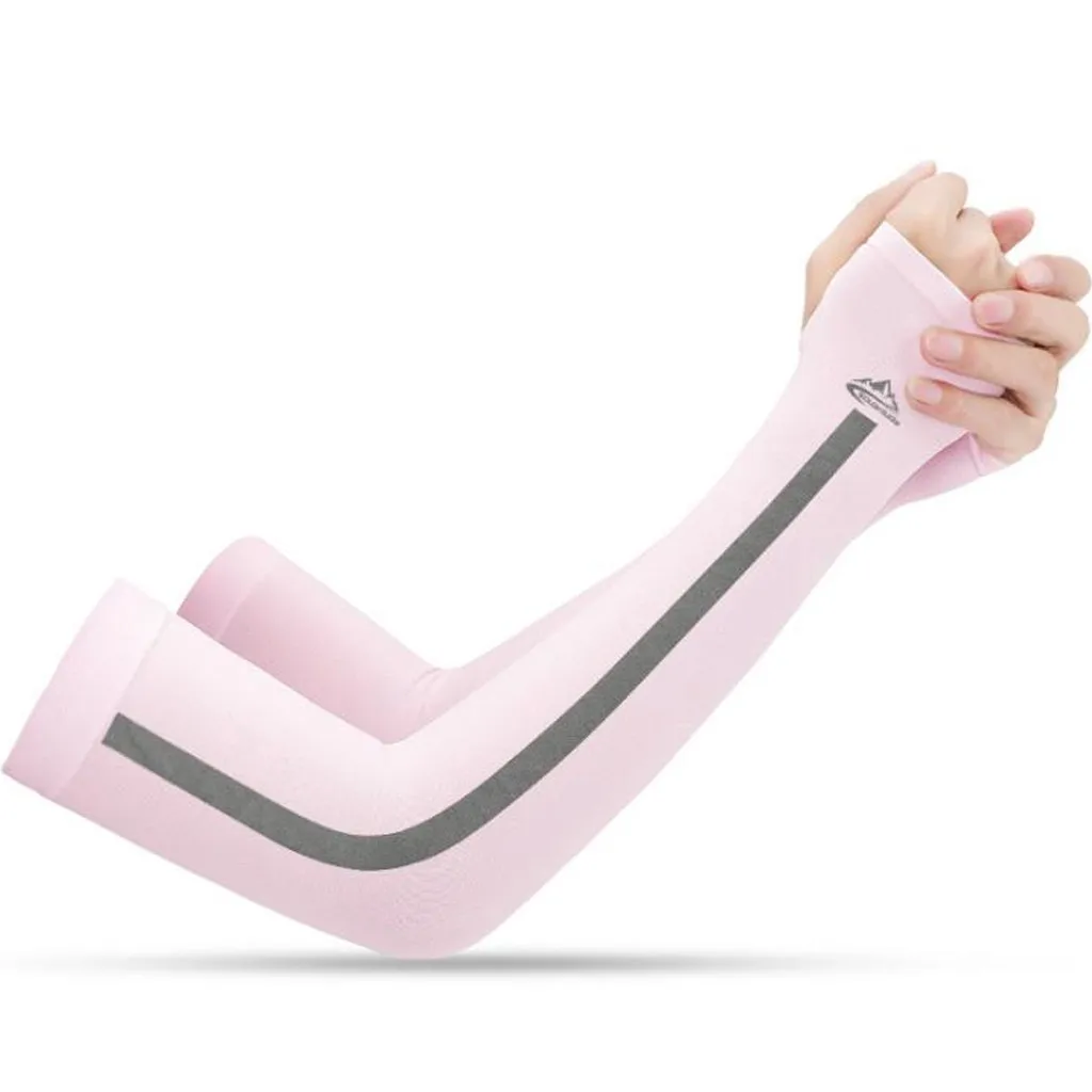 1 пара рукава летние с защитой от УФ лучей прохладный лед Велоспорт Бег