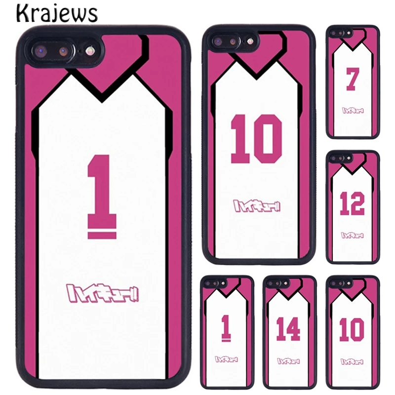 Krajew HAIKYUU! Чехол для iPhone X XR XS 11 12 Pro MAX 5 6 6S 7 8 Plus Galaxy S7edge S8 S9 S10|Бамперы| |