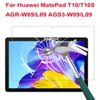 9H для экрана из закаленного стекла для Huawei MediaPad T10S 10,1 дюймов AGS3-W09 L09 протектор экрана T10 9,7 AGR-W09 L09 пузырьков прозрачная HD защитная пленка