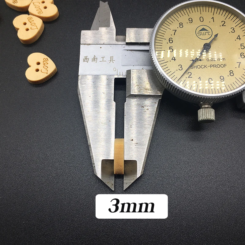 Модные натуральные любовь Швейные Кнопки 20 шт./лот сердце деревянные пуговицы в