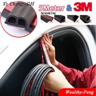 5 метров, уплотнительная лента типа B для автомобильных дверей, клейкая универсальная Звукоизоляционная резиновая уплотнительная лента для автомобилей 99% CB008