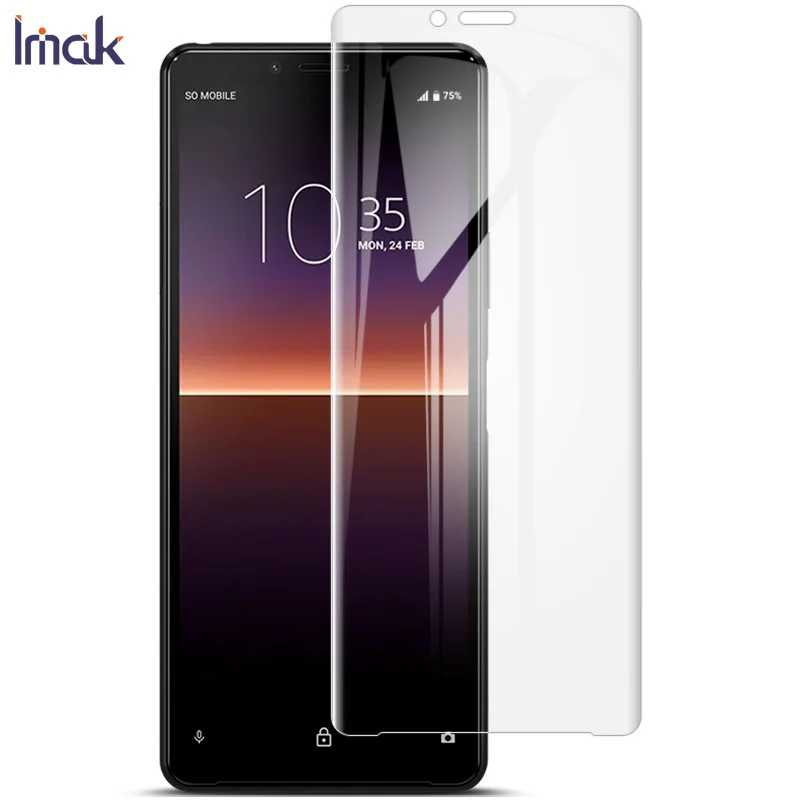 

for Sony Xperia 10 II Screen Protector IMAK Front&Back Full Coverage Hydrogel Film for Sony Xperia 10 II