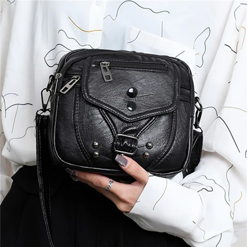 

Ladies New Mini Small Square Bag 2021 Fashion PU Leather Mobile Phone Crossbody Bag Women Shoulder Messenger Bags