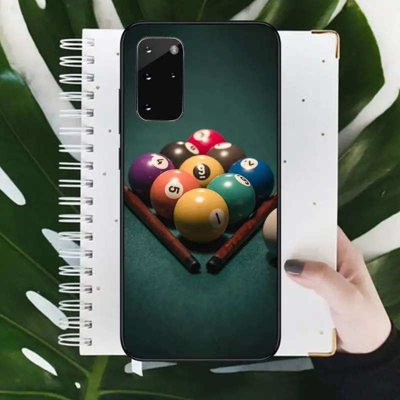 

board game Billiards Balls pattern Phone Case For Samsung galaxy A S note 10 7 8 9 20 30 31 40 50 51 70 71 21 s ultra plus