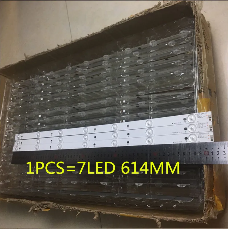 6 шт./лот Новинка 7 лампы 614 мм светодиодный Подсветка полосы 32PFS6401/12 32PFS6402/12 32PFT5500/12
