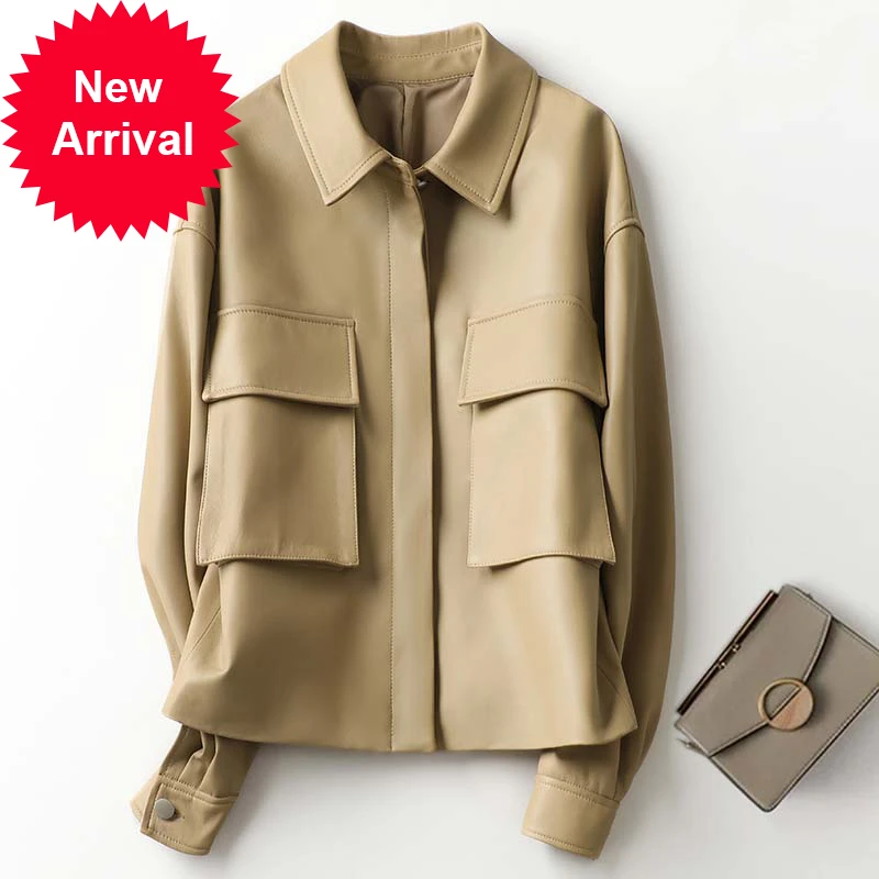 

Оригинальная новая Женская Блестящая куртка, женские осенне-зимние пальто из натуральной кожи, куртки A80639