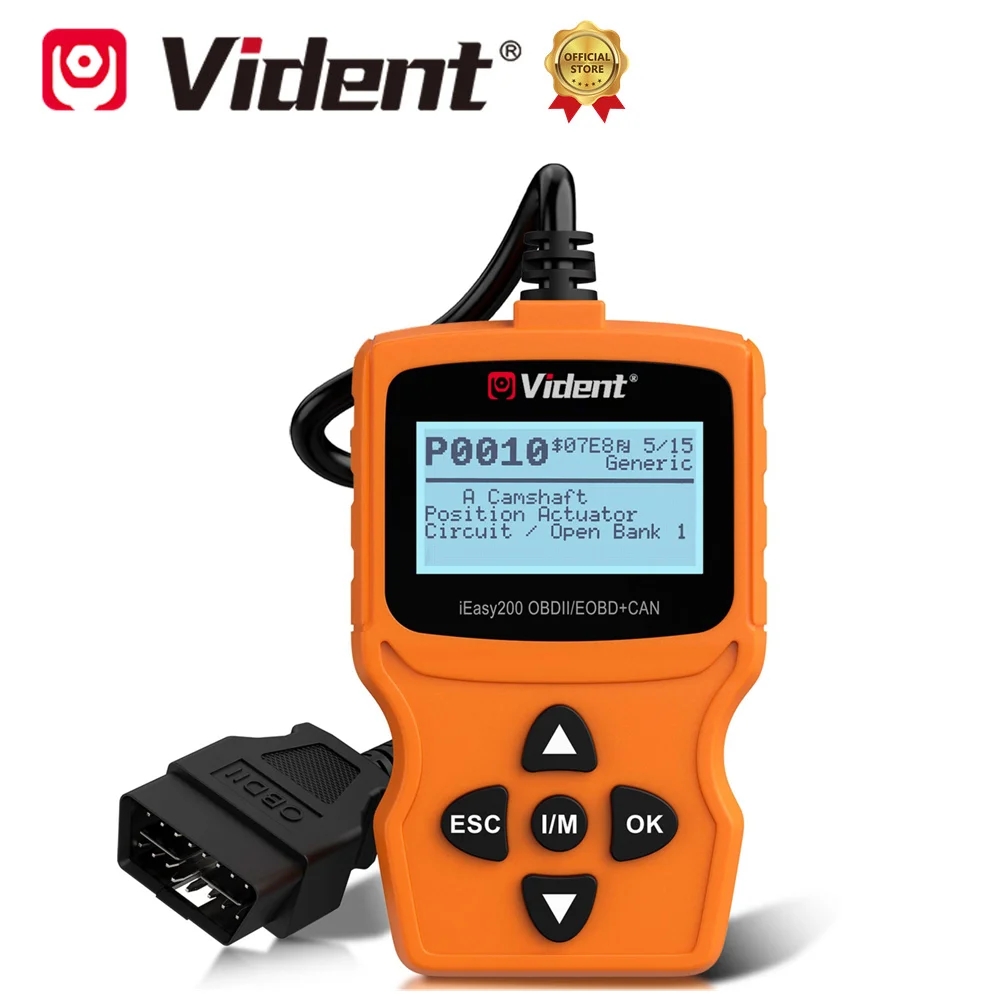 Считыватель кодов VIDENT iEasy200 OBDII/EOBD сканер двигателя OBDII автоматический OBD2 PK ELM327 |