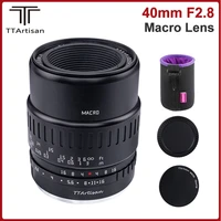 ttartisan 40mm f2 8 macro lens manual focus camera lens for sony efuji xm43 mount a5000 a5100 x a1 x a10 x t3 e pl6 e m10 g1