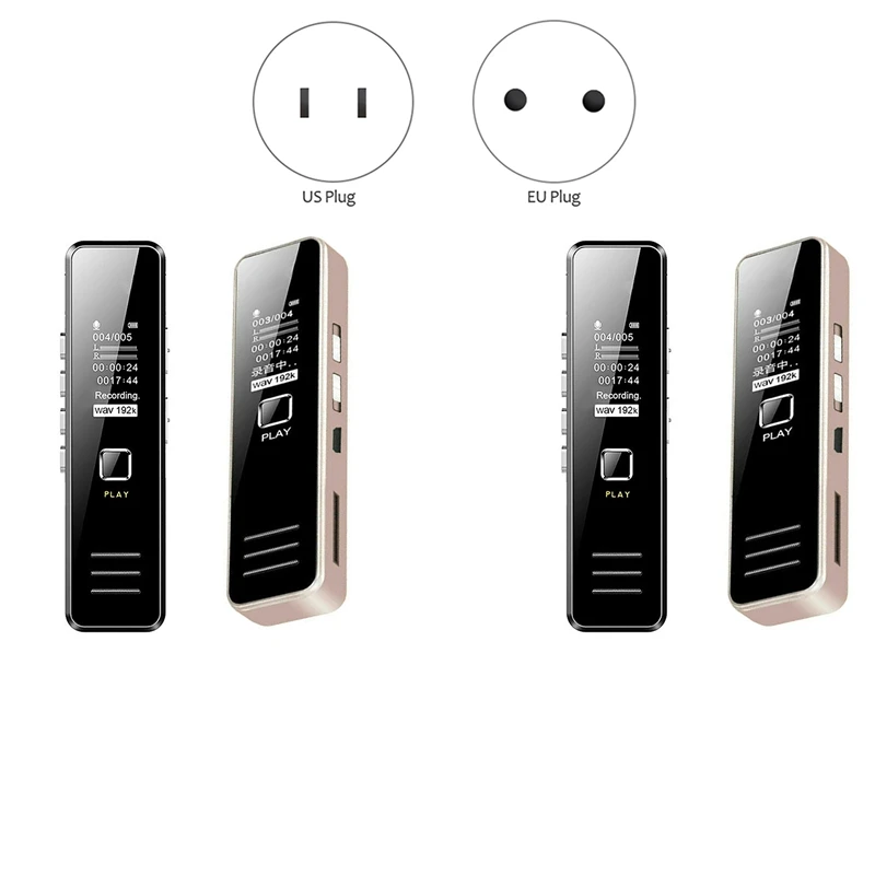 

USB Sound Recorder Rechargeable Digital Audio Sound Recorder MP3 Player Remote Recording