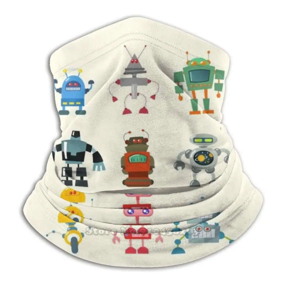 

Robots Cycling Motorcycle Headwear Washable Scarf Neck Warmer Face Mask