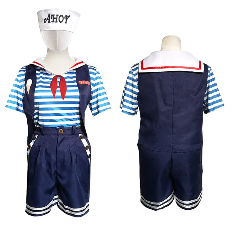 Странные вещи 3 Робин совки Ahoy военно морская Форма Косплей Карнавальный костюм