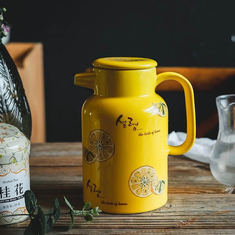 1500 мл керамические бутылки для воды холодный чайник Без взрыва кувшин большой