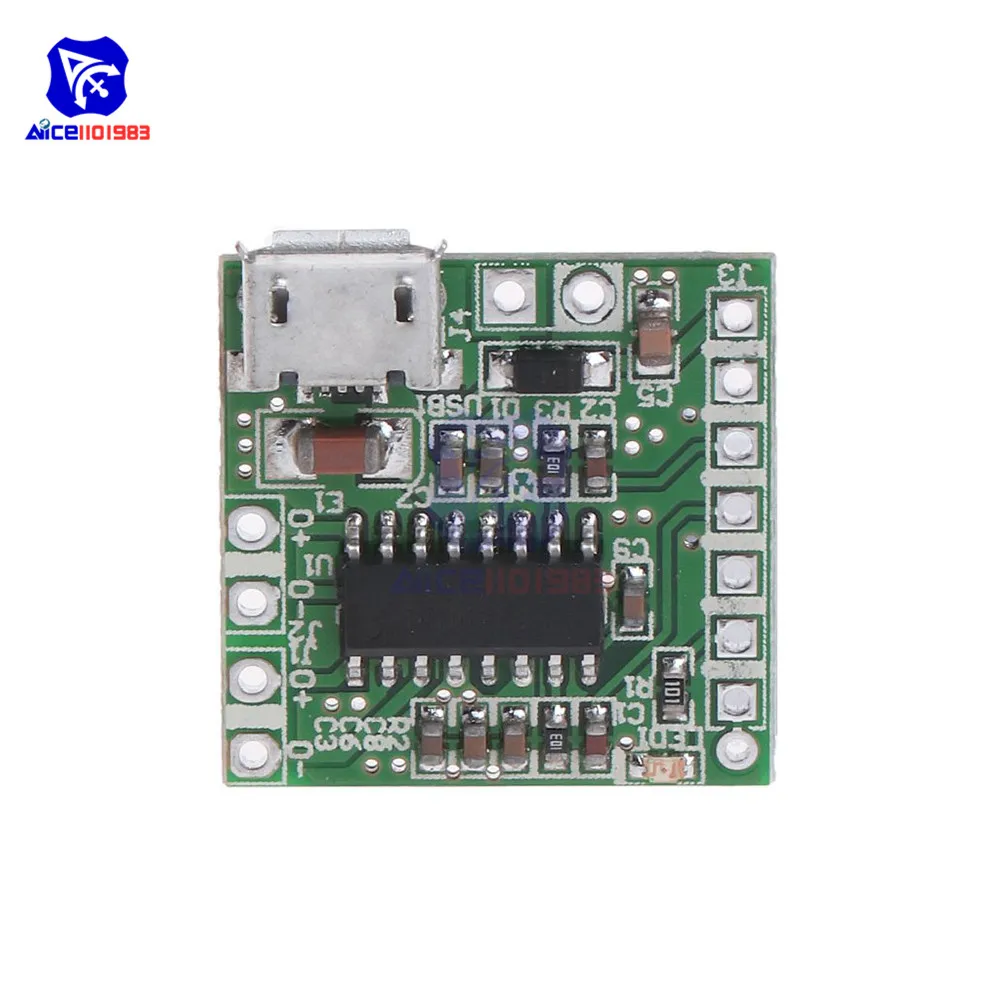 Diymore PAM8403 мини усилитель модуль класса D 2x3 Вт Micro USB мощность Bluetooth усилитель плата модуль