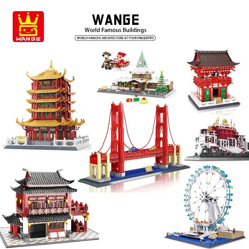 Строительные блоки всемирно известные строительные Лондонская модель