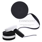 Эластичные ленты 5 ярдов, Ширина 1,5-4,5 см, черные, белые, для детской одежды