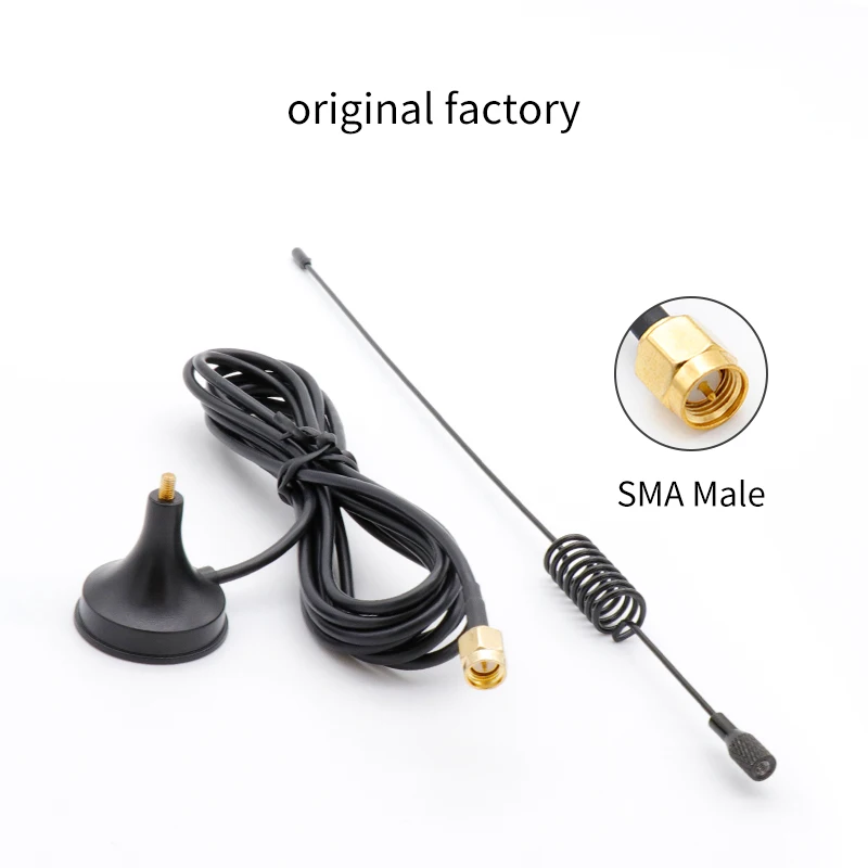 SMA Male Connector 433mhz High Gain 5dBi Long Range Magnetic Suck Mount Antennas for Communication with 1M/2M/3M/5M Cable | Мобильные