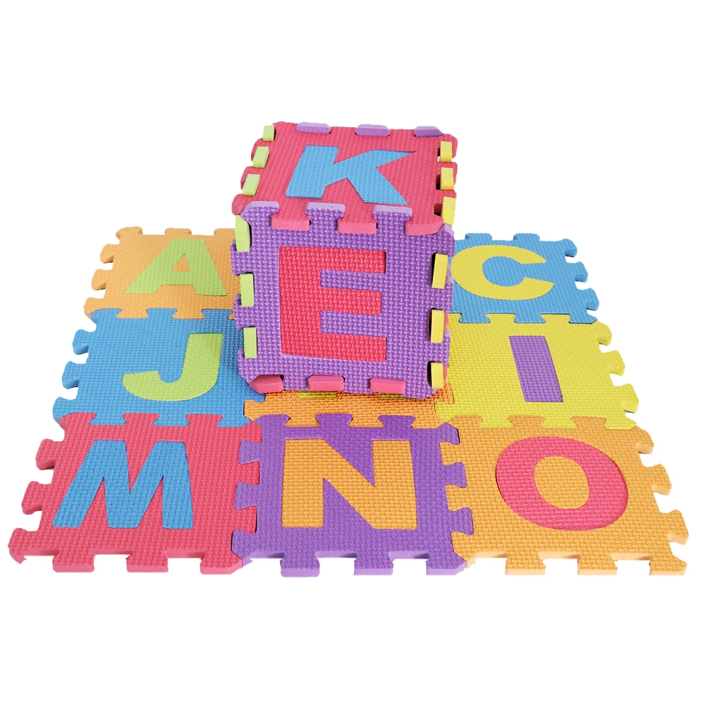 36 плиток Алфавит пена головоломка играть мат блокировка головоломки