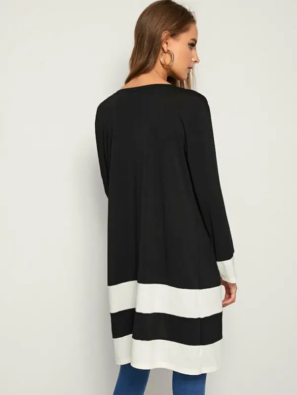 Женский Теплый кардиган-пальто OL Повседневный свободный эластичный открытый