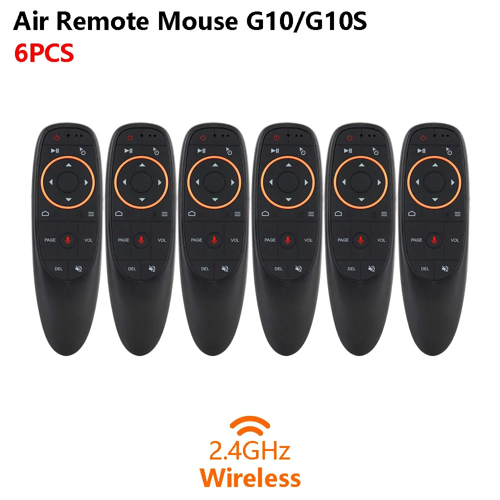 [6 шт.] голосовой пульт дистанционного управления 2 4G беспроводной NANO USB Plug and Play Google