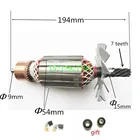 AC220-240V 7-зубчатый арматурный двигатель 516564-9 516563-1 для анкерного двигателя MAKITA 2414B 2414NB